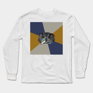 Art Student Owl Meme Long Sleeve T-Shirt